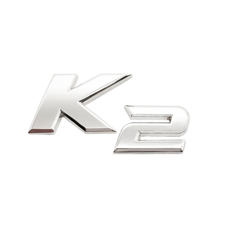 Logo Dán Trang Trí Đuôi Xe Hơi kia cerato sportage k2 k3 k5 k9 rio ceed soul Bằng Kim Loại
