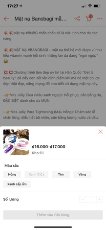 Mặt nạ BNBG mẫu mới