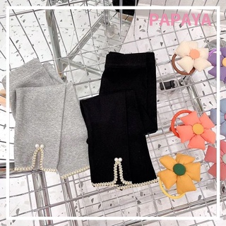 Quần legging thể thao dáng ôm co giãn tốt thoải mái thời trang cho bé gái