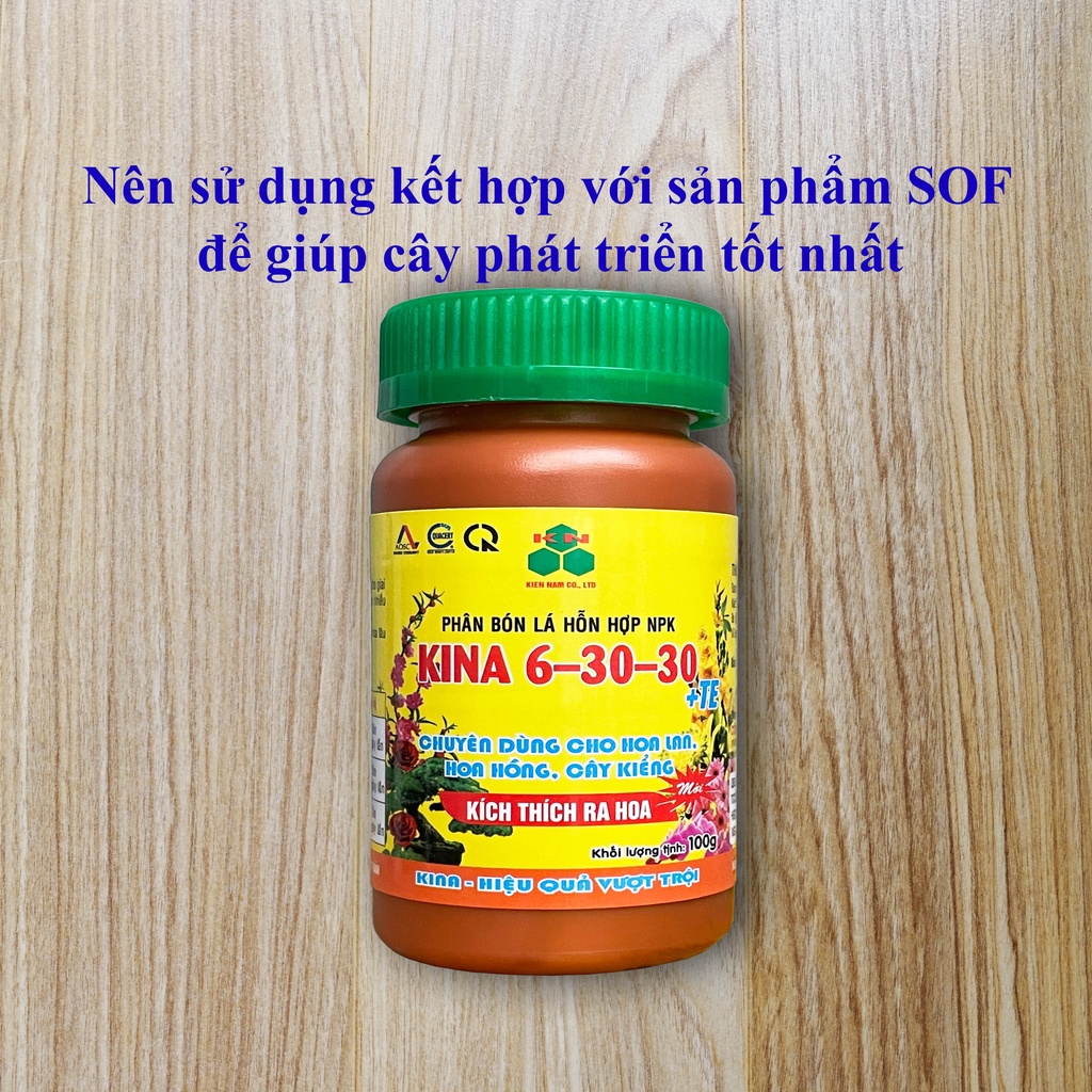 Phân bón hoa hồng đơn giản SOF giúp bật nhiều mầm, phát triển tốt, ra hoa quanh năm