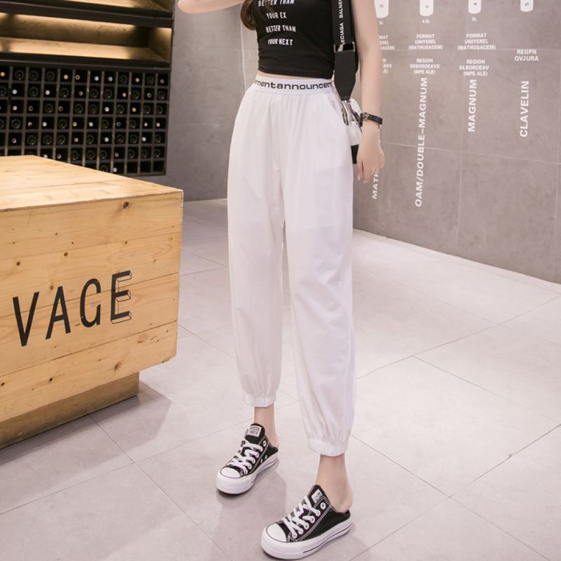 Quần ống rộng cạp cao dài đến mắt cá chân dành cho nữ | BigBuy360 - bigbuy360.vn