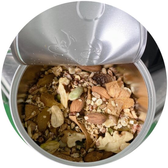 Combo 2 Hộp Ngũ Cốc Nguyên Hạt Ăn Liền Cao Cấp Hộp 500gr MinMin -  Chuẩn Granola Min Min