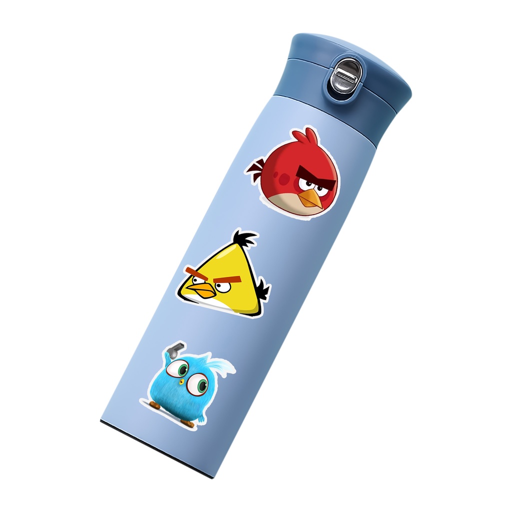 Sticker Angry Birds Chống Nước - Sticker Dán Laptop, Điện Thoại, Đàn Guitar, Mũ Bảo Hiểm, Vali