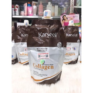 Kem Hấp - Ủ- Xả Phục Hồi Tóc Collagen Karseell Maca Dạng Túi 500ML