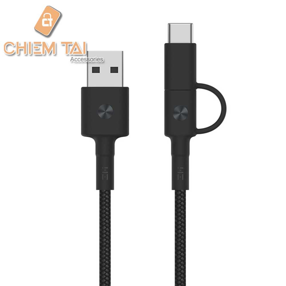 CÁP 2 TRONG 1 MICRO & TYPE-C ZMI XIAOMI AL403