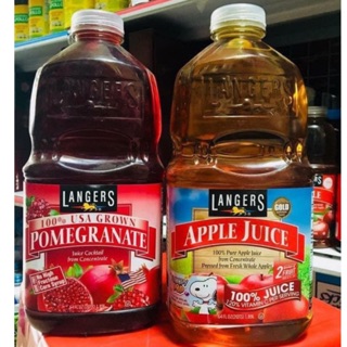 Nước ép Lựu , Táo , Nho, ... LANGERS chai 1,89l