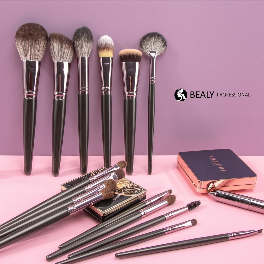 BỘ CỌ CÁN ĐEN ÁNH KIM LÔNG THÚ 15C + TÚI