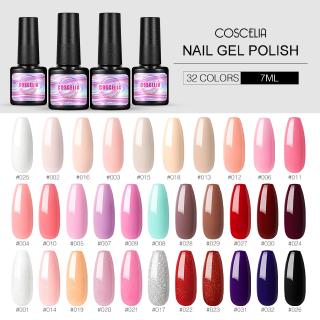 Lọ Nước Sơn Móng Tay Coscelia 7ml 01-16 UV LED 32 Màu