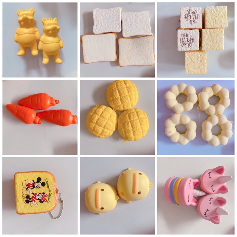Tổng hợp các mẫu squishy nhật có khuyết điểm tuỳ mẫu (mô tả)