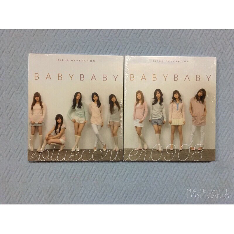 (có sẵn) bộ ảnh baby baby nguyên seal snsd album