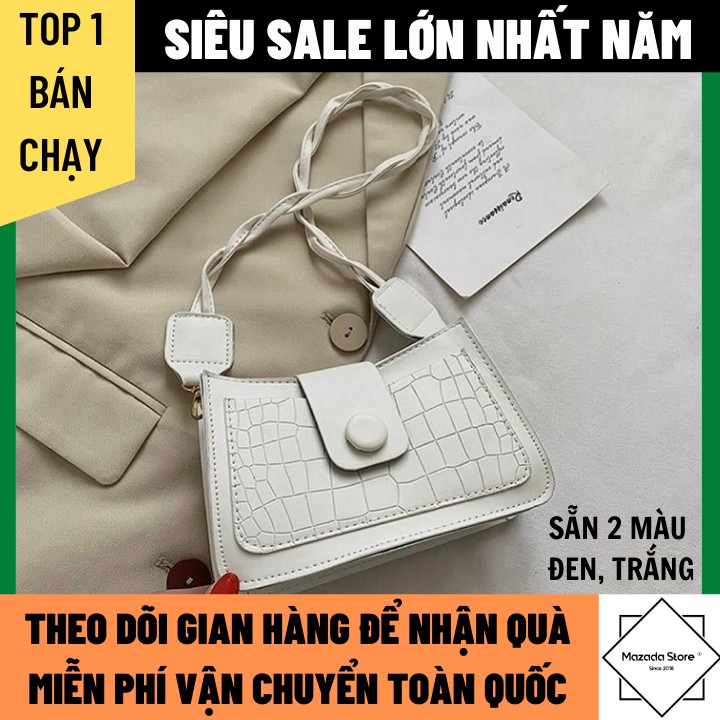 Túi Xách Nữ Kẹp Nách Da Mềm Dáng Vuông Thời Trang Nữ Tính Trẻ Trung