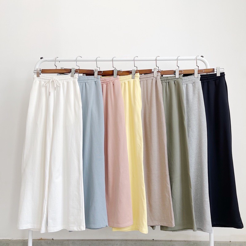 Quần ống rộng dáng culottes lưng chun KRYSTAL NK42