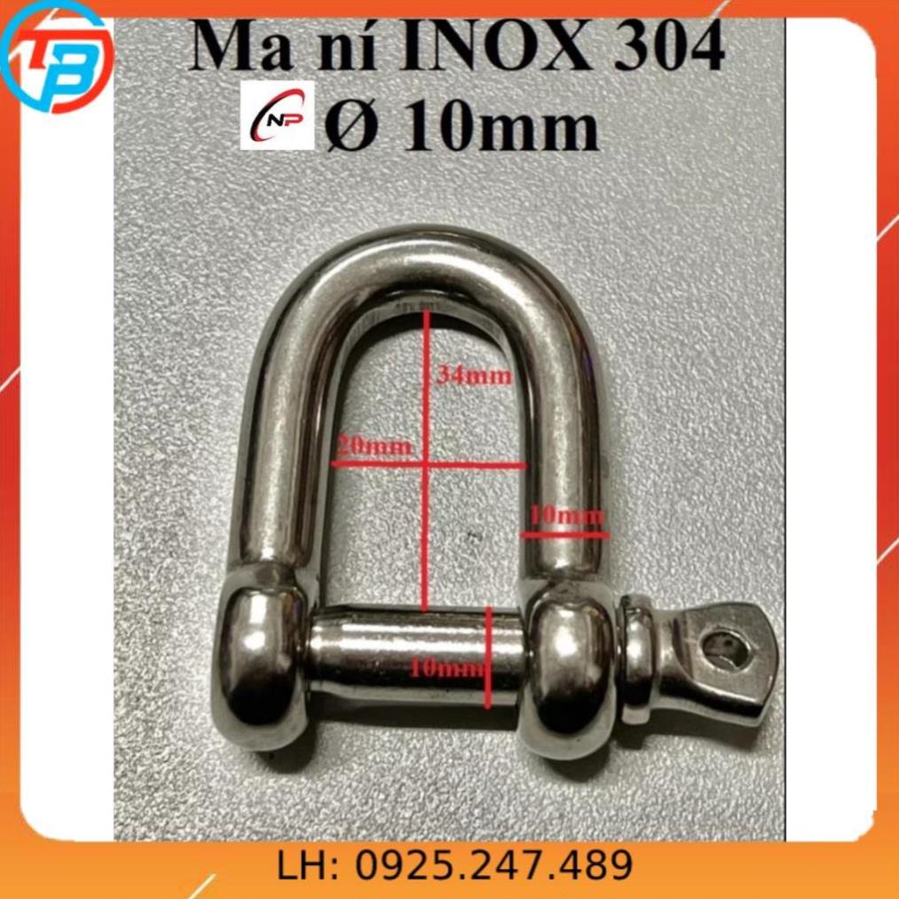 Maní U INOX 304 ( Mã lý U INOX 304 ),loại tốt.kimkhinhatphat