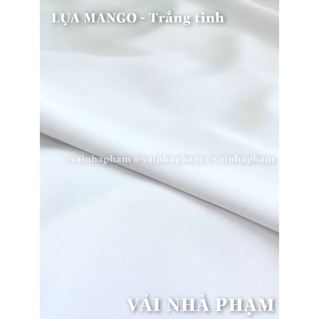 LỤA MANGO MÀU - VẢI ÁO DÀI HỌC SINH - VẢI NHÀ PHẠM - KHỔ 1.5M