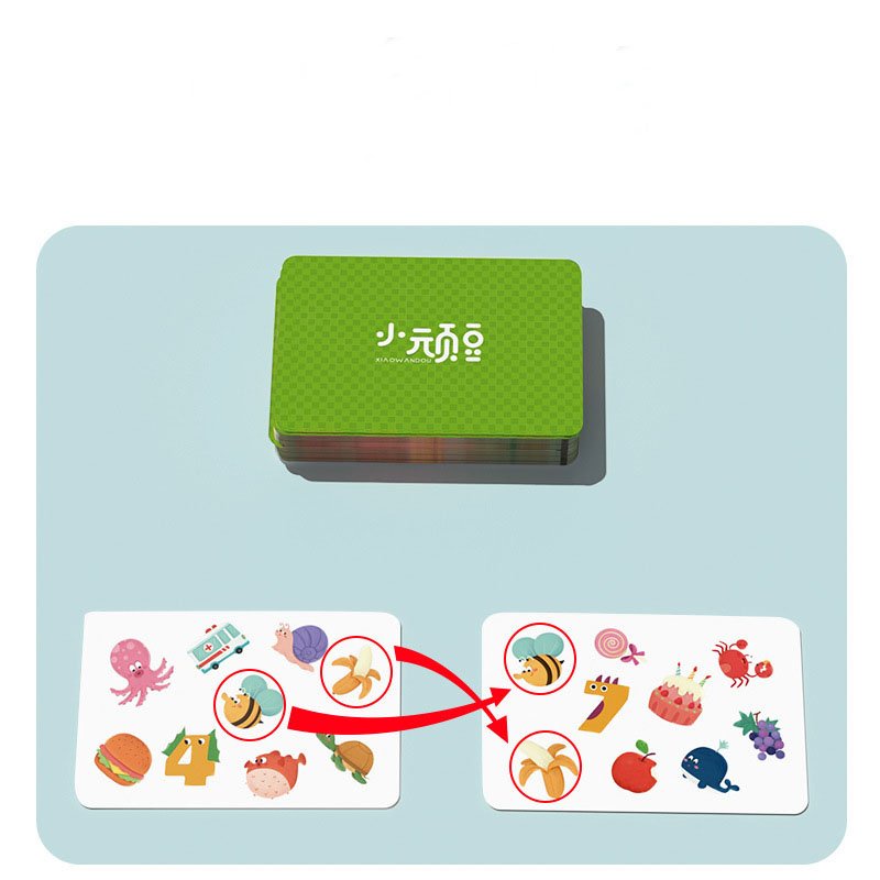 Bộ đồ chơi truy tìm các quân cờ và các thẻ giống nhau