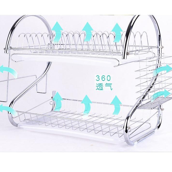Giá Đỡ Đĩa 2 Tầng Cs 22ma8bu Sup3R Bằng Thép Không Gỉ | BigBuy360 - bigbuy360.vn