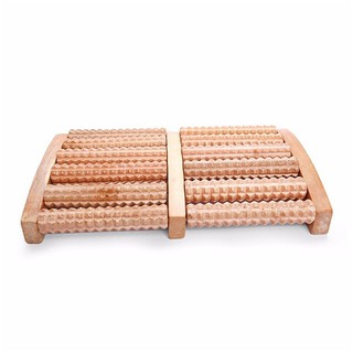 Bàn Lăn Massage Chân Bằng Gỗ