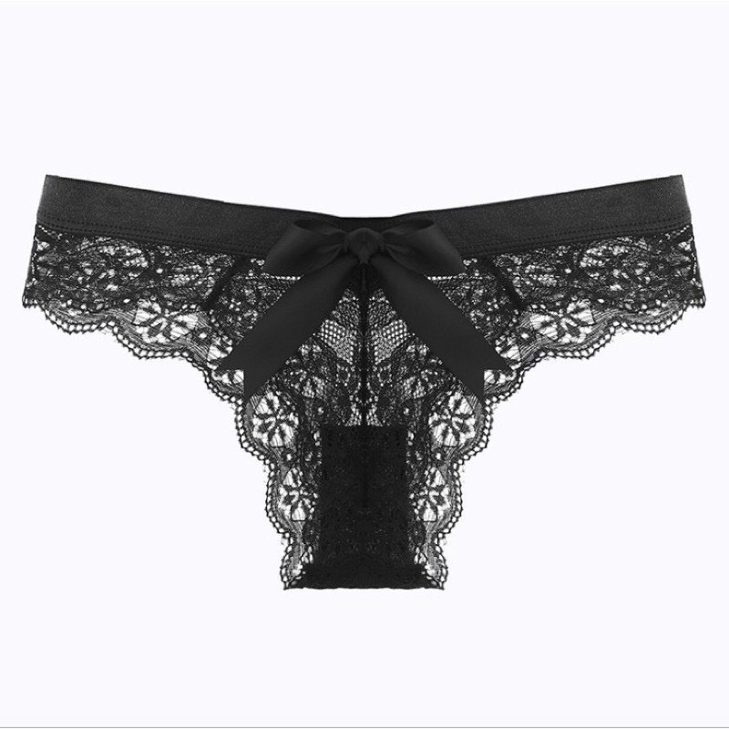 Q02 Quần Lót Nữ Ren KATHY BRA Lọt Khe Đính Nơ Sexy Quyến Rũ Chuẩn QC Cao Cấp Co Dãn tốt Kháng Khuẩn
