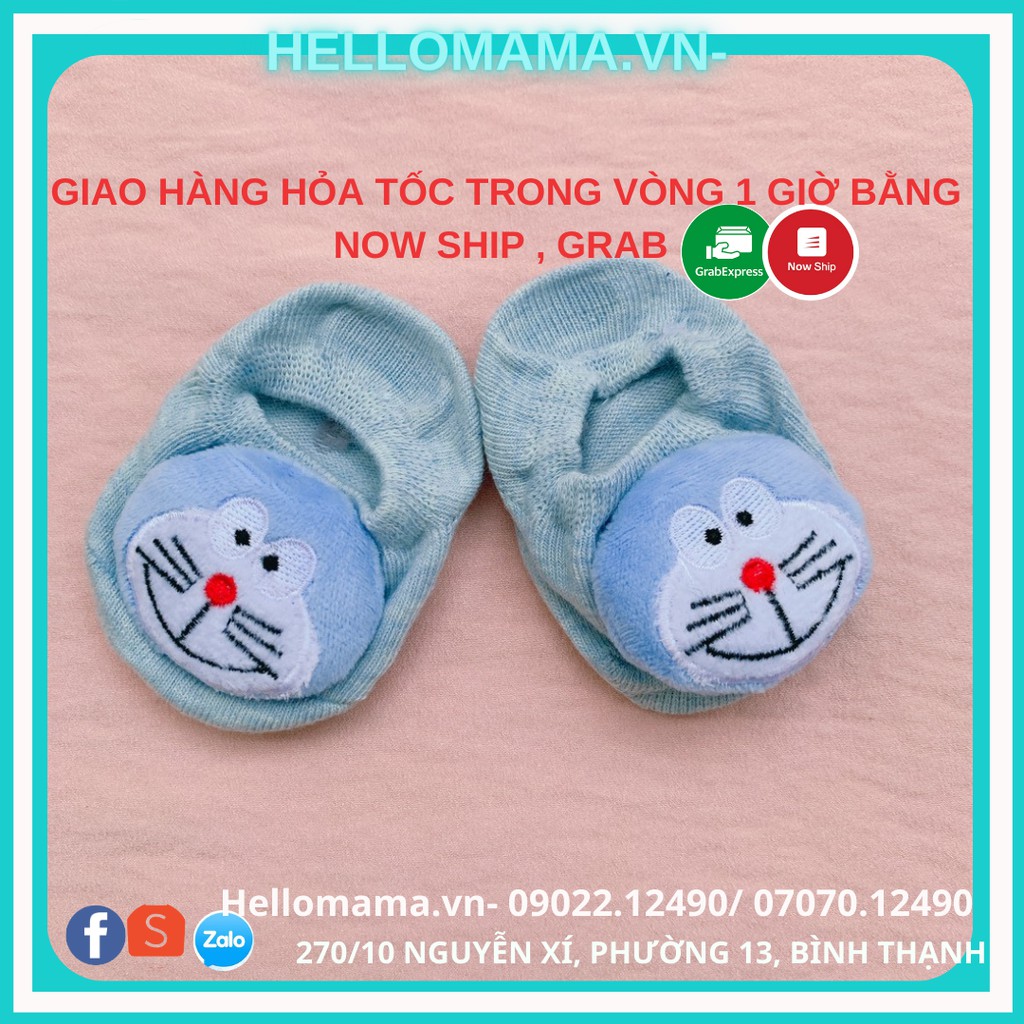 Tất/Vớ dạng giày siêu xinh cho bé từ 0-9 tháng, có đủ màu cho khách lựa