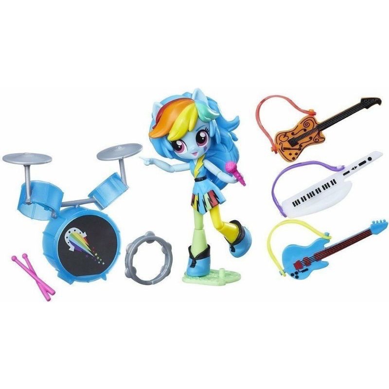 Đồ chơi mô hình My Little Pony chính hãng - Ban nhạc Rocker E9484/B4910