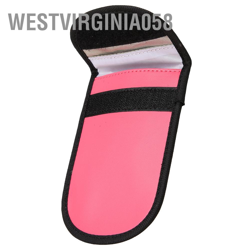 Westvirginia058Hai lớp RFID chìa khóa xe fob túi chặn tín hiệu chống quét túi chặn