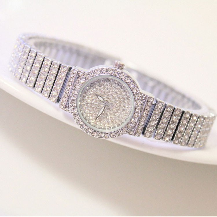 ĐỒNG HỒ NỮ BS  MẶT VÀ DÂY ĐÍNH ĐÁ SANG TRỌNG QUÝ PHÁI