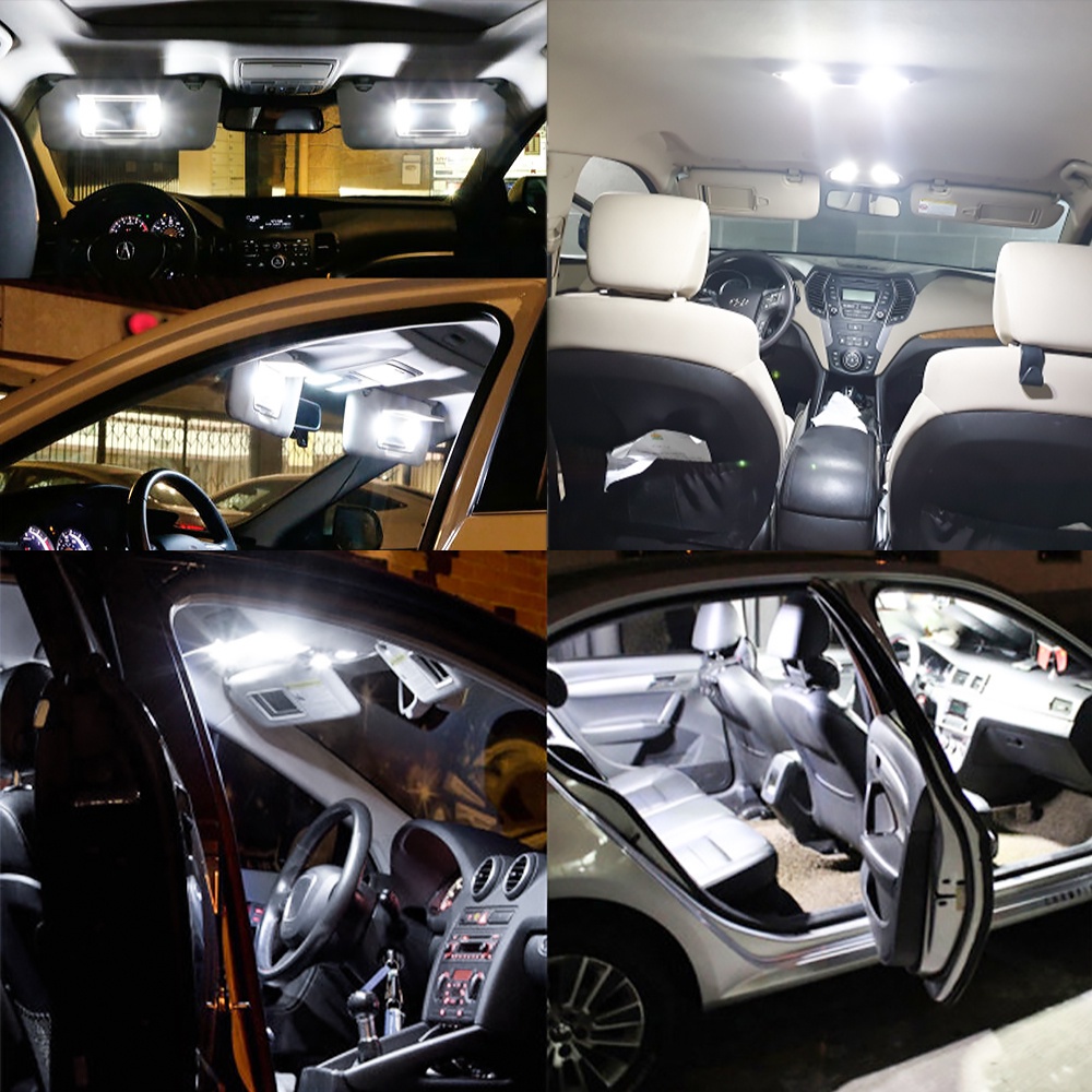 1 Bóng Đèn LED C5W 31mm 36mm 39mm 41mm 4014 12SMD Cho Xe Hơi