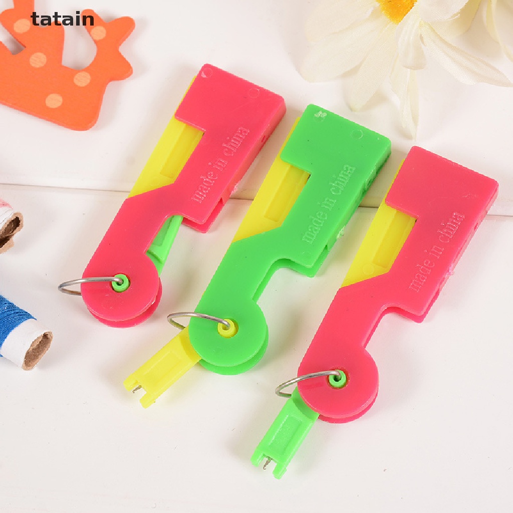 [TAT] Automatic Sewing Needle Threader Simple Hand Tools Plastic Needle Thread Tools CVX
