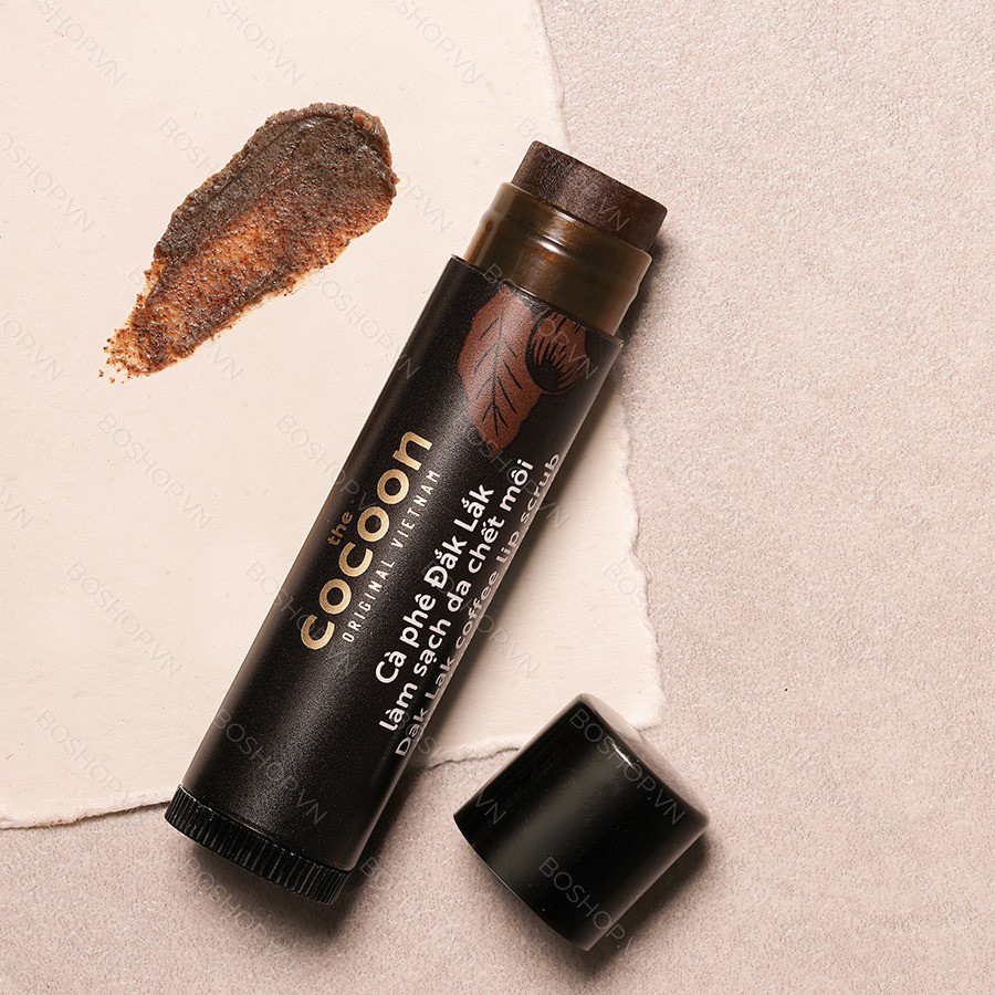 (Limited) Tẩy Tế Bào Chết Môi Chiết Xuất Cà Phê Đắk Lắk The Cocoon Dak Lak Coffee Lip Scrub 5g