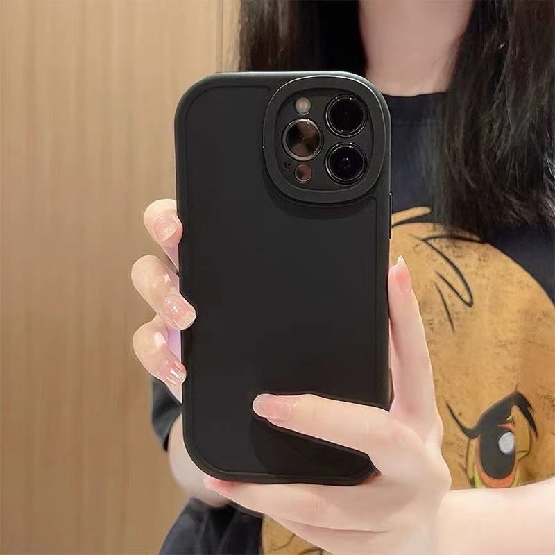 For iPhone 14 13 12 11 Pro Max X XS XR XS Max SE2020 7 8 6 6s Plus Ốp Điện Thoại Mềm Họa Tiết Trắng Đen Cho