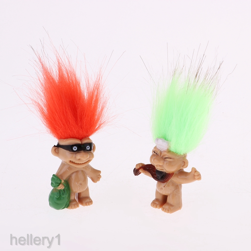 8 Mô Hình Nhân Vật Phim Lucky Troll Bằng Nhựa Pvc