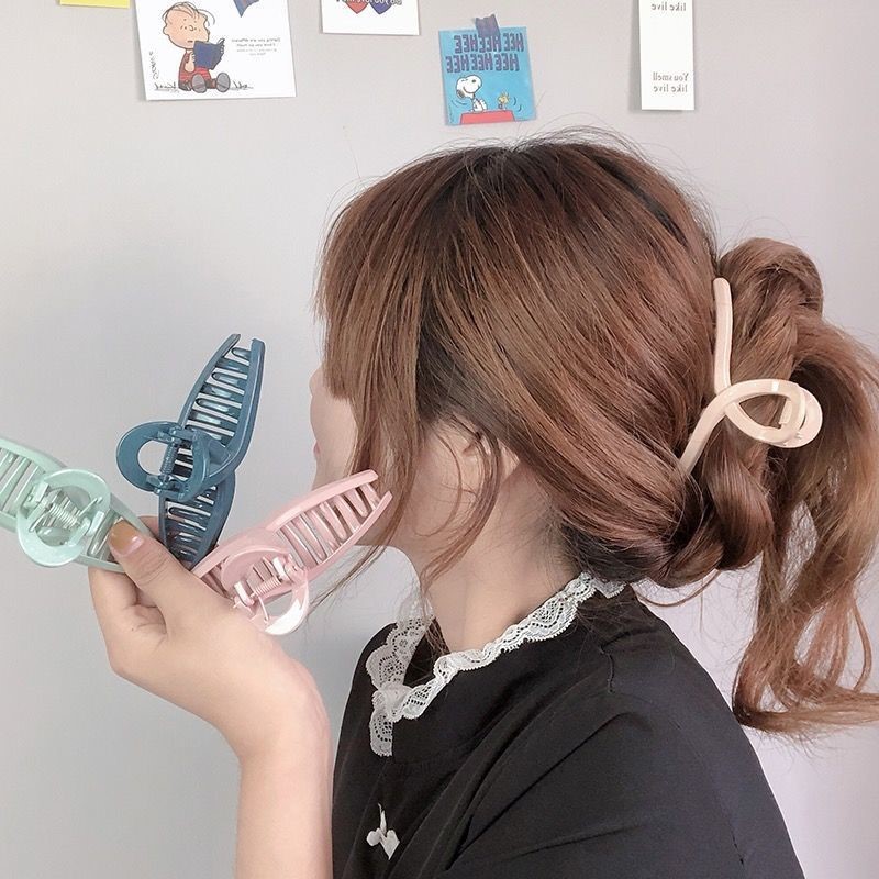 Kẹp Tóc Nhựa Trong Suốt Kiểu Dáng Thời Trang Cho Nữ (Hairclips)