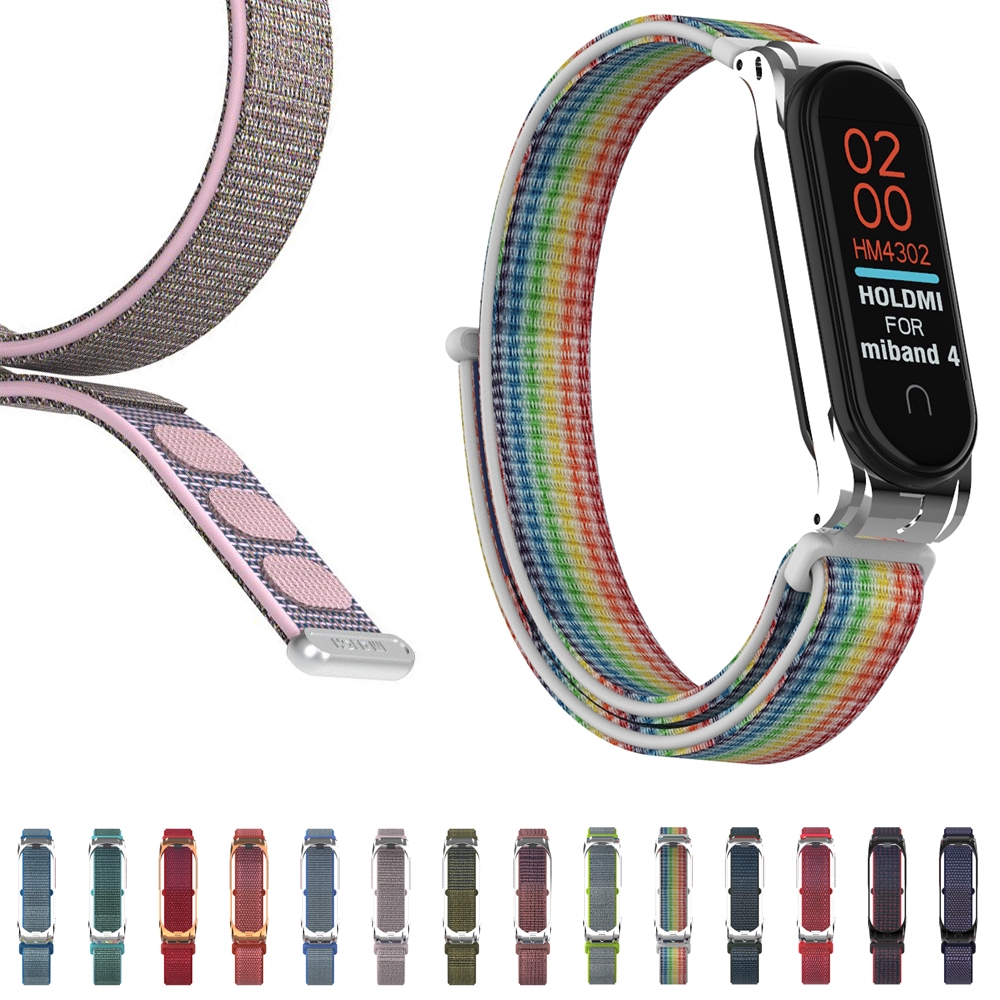 Dây Đeo Thay Thế Chất Liệu Silicon Màu Trơn Cho Xiaomi Mi Band 4 3