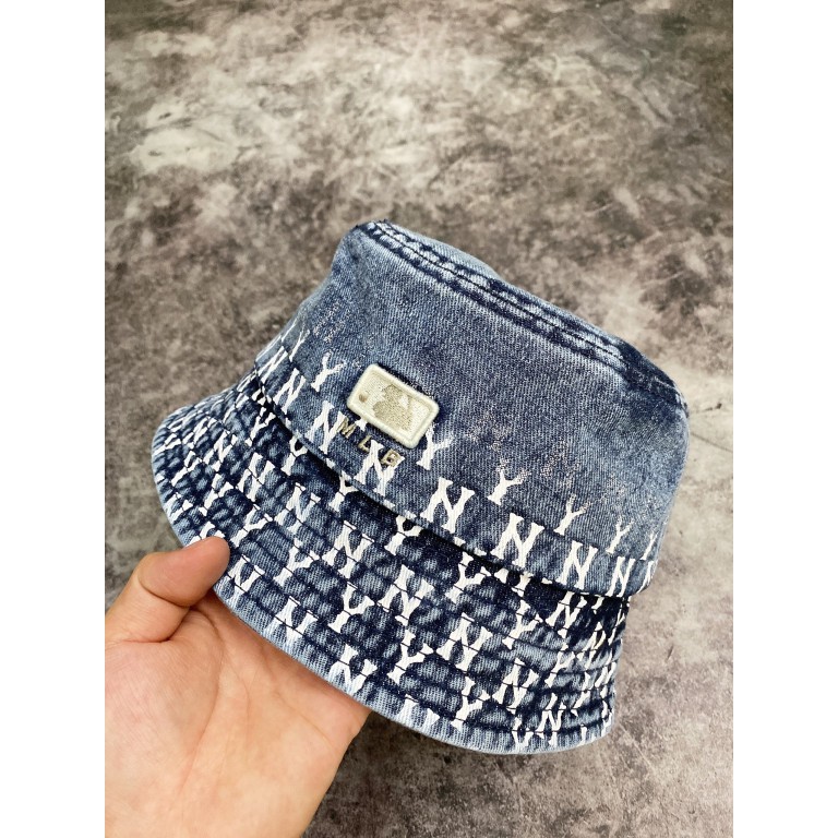 (HÀNG XUẤT XỊN) Mũ / Nón Bucket Jean N20 M//L//B N//Y MONOGRAM DENIM BUCKET HAT BLUE Made in viet/nam full tag One size