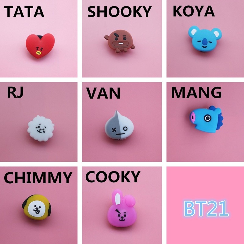 Giá đỡ điện thoại hình in họa tiết BTS BT21 xinh xắn