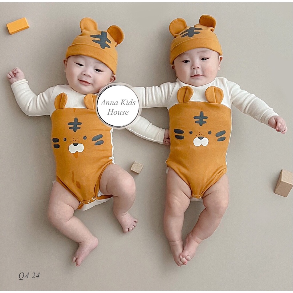 QA 24: Bộ hổ dài tay cho bé cực cute