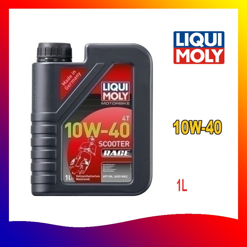 Nhớt Liqui Moly Scooter Race 10W40 dành cho xe ga