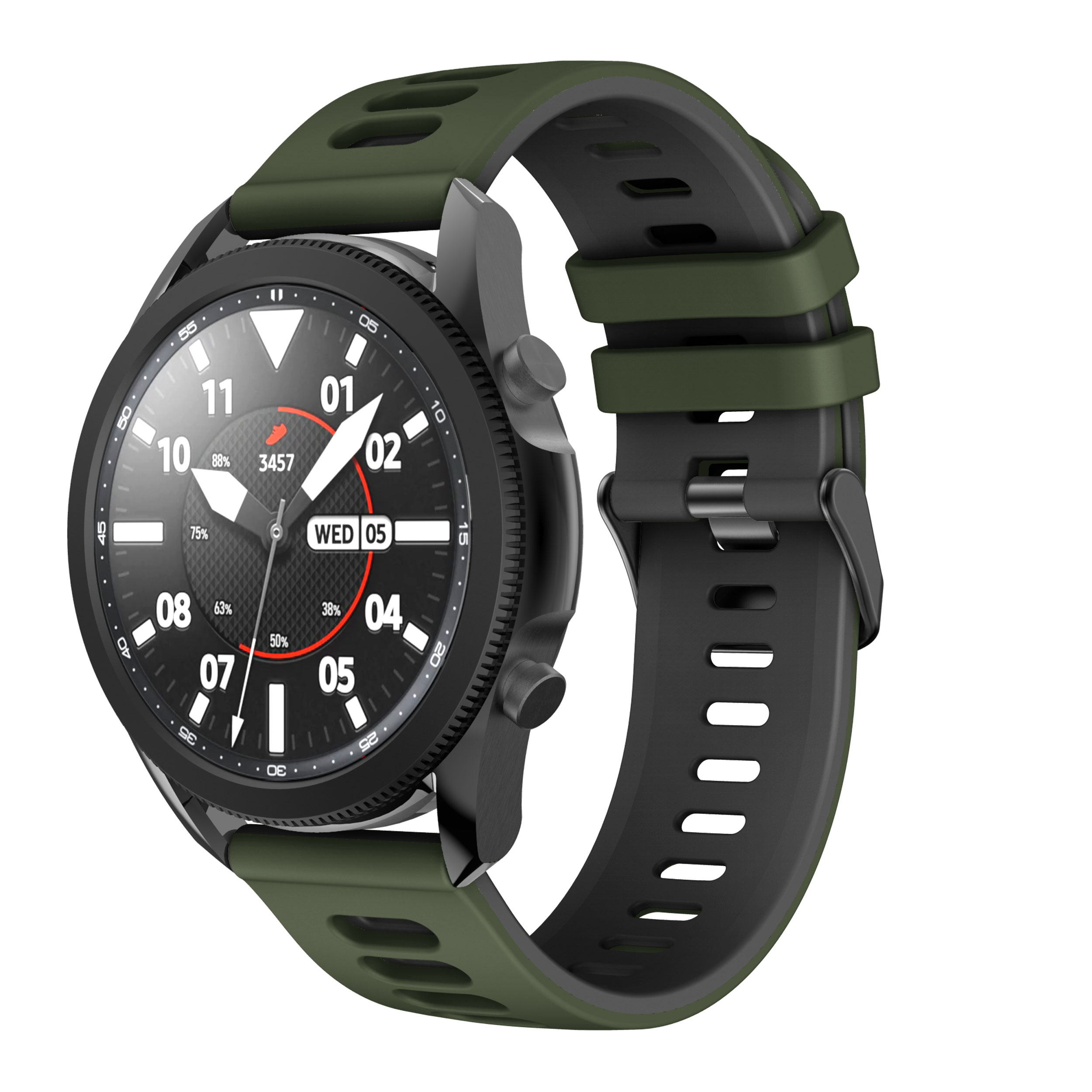 Dây Đeo Đồng Hồ Bằng Silicon 20mm Cho Samsung Galaxy Watch 3 41mm/ Amazfit Gts 2/ Gts 2 Mini/ Garmin Venu/ SQ/ SQ Music