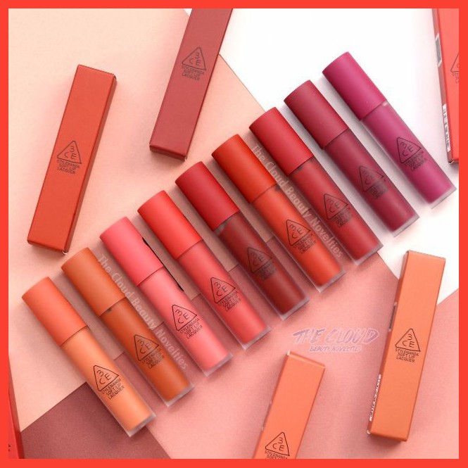 [CHÍNH HÃNG] SON 3CE SOFT LIP LACQUER ĐỦ 10 MÀU