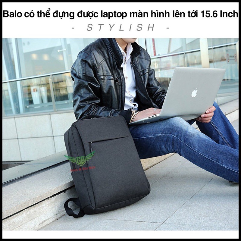 Balo laptop nam nữ 15 6 inch chống sốc , túi đựng máy tính xách tay chống nước , cặp nhỏ gọn thời trang.