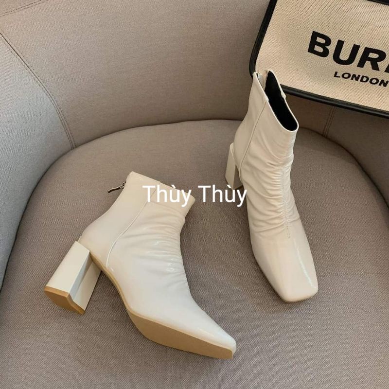 Bốt cổ nhăn siêu sang chảnh hàng loại đẹp | BigBuy360 - bigbuy360.vn