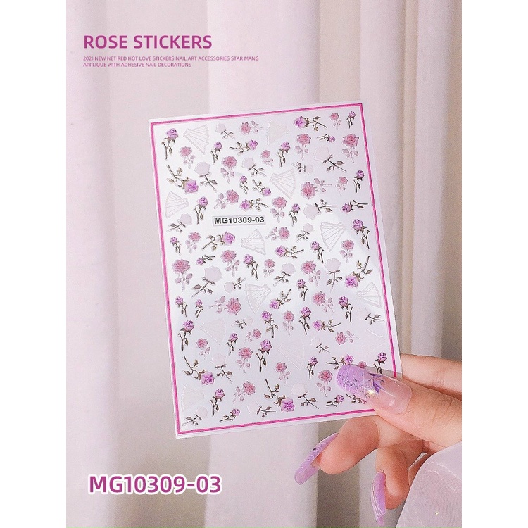 Sticker dán móng hoa MG103