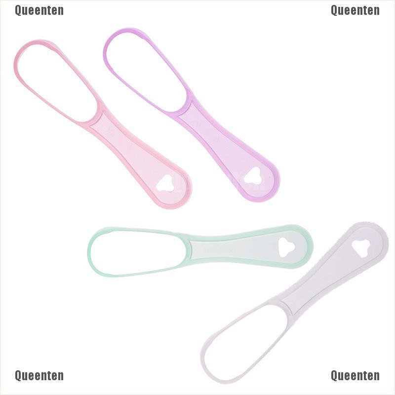 Queen Food Grade Plastic Tongue Scraper Adult Tongue Cleaner Brush Oral Oral Care