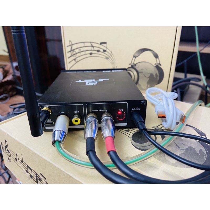 Bộ giải mã âm thanh DAC chính hãng Jnet Da800 32bit của Singapore cải thiện nâng cao chất âm cho dàn Audio