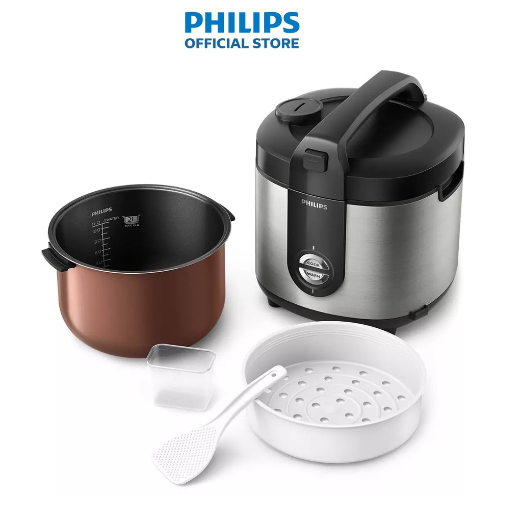 Nồi Cơm Điện Nắp Gài Philips 2.0L HD3132/66 - Hàng Chính Hãng | BigBuy360 - bigbuy360.vn
