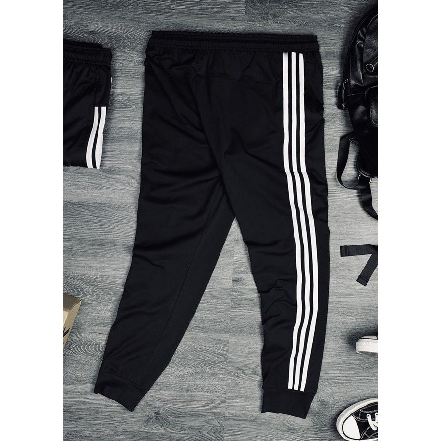 Quần Thể Thao Đen Chất Co Giãn Thoáng Mát Thông Hơi Không Xù Lông Ít Bám Bụi