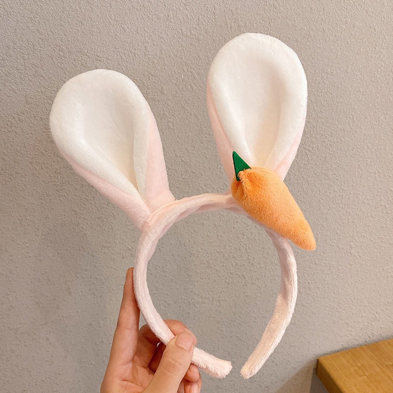 Bờm tóc băng đô tai thỏ cà rốt cách hàn quốc Clovershop68