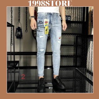 Quần jean nam,quần jean nam cao cấp chất vải co giãn thoáng mát 1998STORE