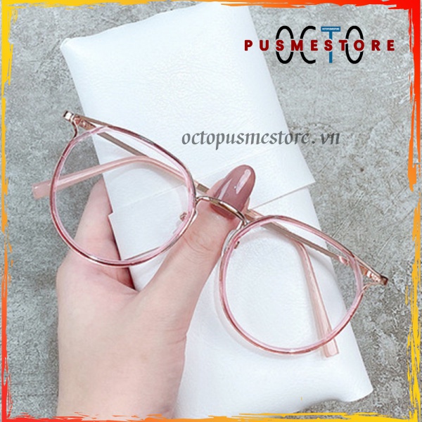 Kính đọc sách gọng kim loại tròn phong cách Vintage 1.0 -1.5 -6.0