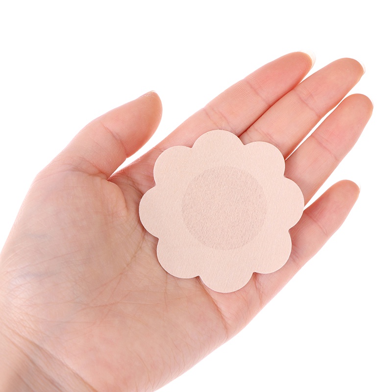 Set 5 Cặp Miếng Dán Ngực Siêu Mỏng Mềm Mại Tự Dính Vô Hình Chống Nước Chống Bong Tróc Thoáng Khí